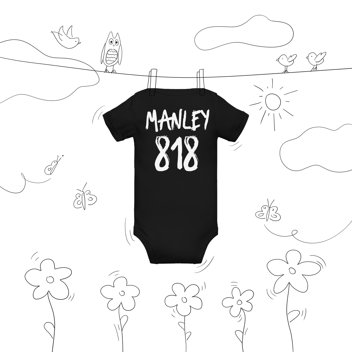 Manley 818 Baby Onesie