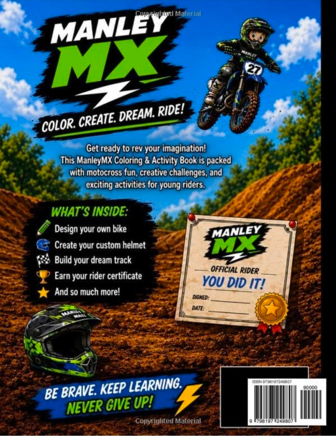 ManleyMX Coloring & Activity Book for Boys